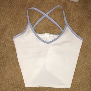 crossback crop top